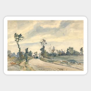 Louveciennes, Route de Saint-Germain by Camille Pissarro Magnet